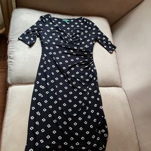 Lauren Ralph Lauren Faux Wrap Dress